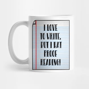 Proof reading Mug